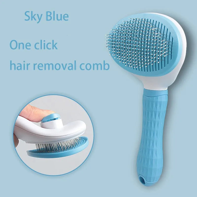Pet Hair Remover Brush for Dogs Cats Puppy Kitten Grooming Tools