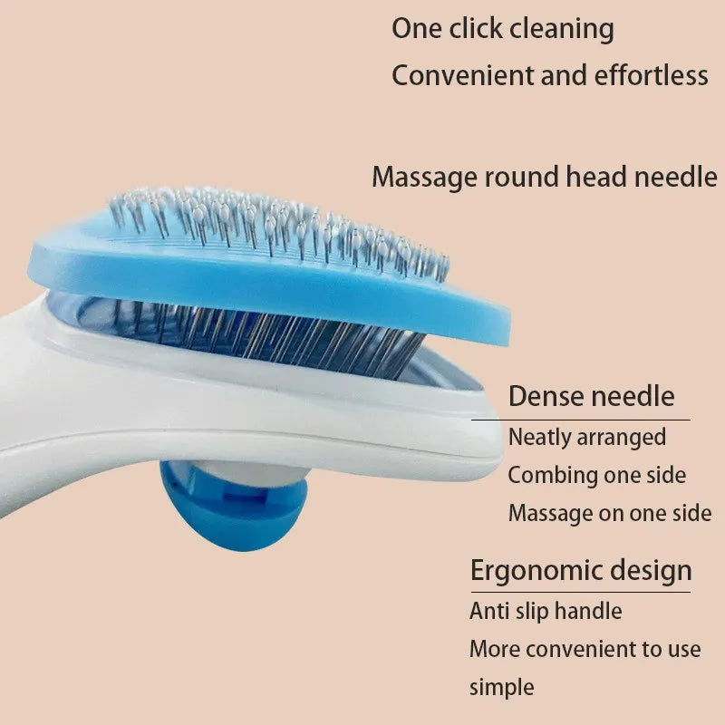 Pet Hair Remover Brush for Dogs Cats Puppy Kitten Grooming Tools