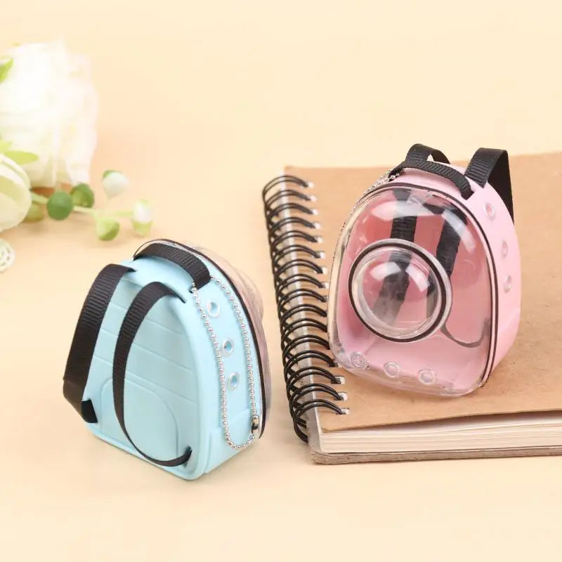 Miniature Doll Backpack Pet Cat Bag Model