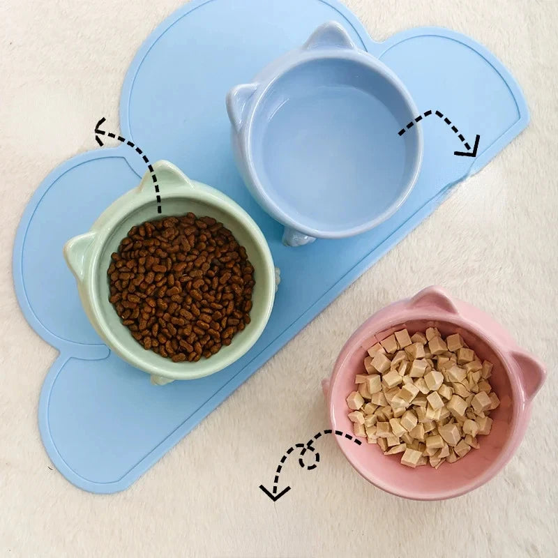 Cute Cat Ceramic Bowl
