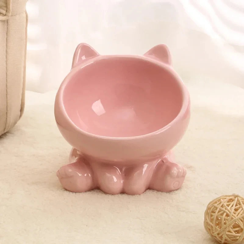 Cute Cat Ceramic Bowl