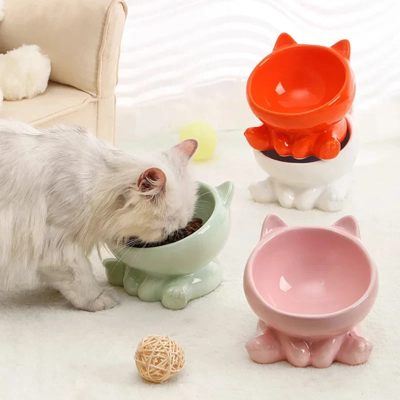 Cute Cat Ceramic Bowl