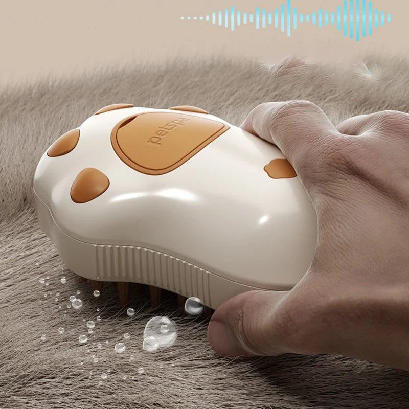 3 in 1 Electric Spray Steamy Pet Dog/ Cat Brush