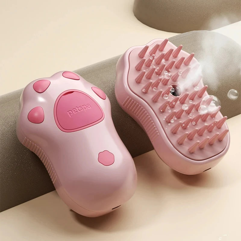 3 in 1 Electric Spray Steamy Pet Dog/ Cat Brush