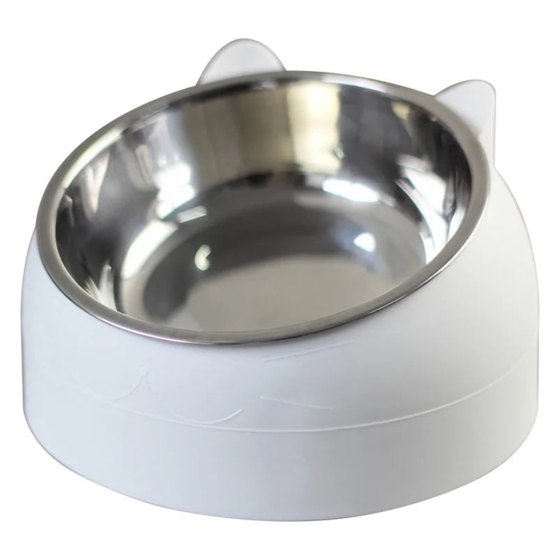 Stainless Steel Pet Bowls Dog Food Water Feeder Pet Drinking Dish Feeder