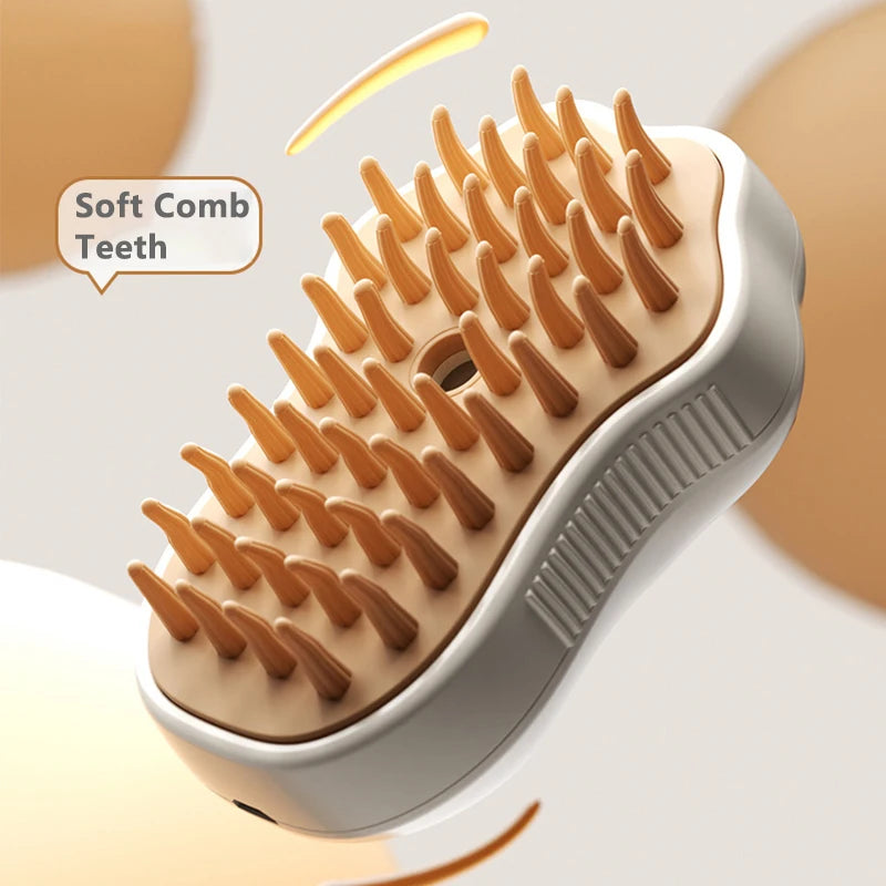 3 in 1 Electric Spray Steamy Pet Dog/ Cat Brush