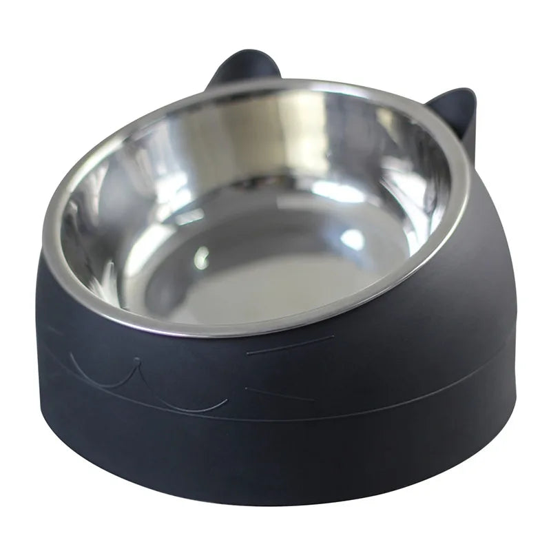 Stainless Steel Pet Bowls Dog Food Water Feeder Pet Drinking Dish Feeder