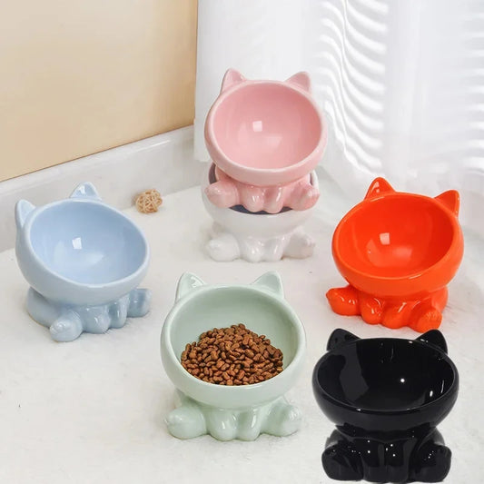 Cute Cat Ceramic Bowl