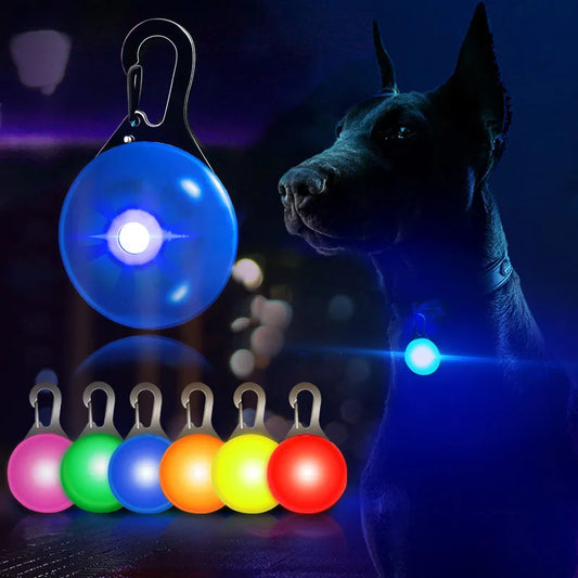 Pet Leads Glow Accessories Night Dog Walking Anti-lost LED Pet Luminous Glowing Pendant