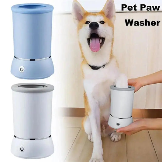 Automatic Pet Paw Cleaner Electrical. Quick Low Noise Dog Cat Paw Cleaner
