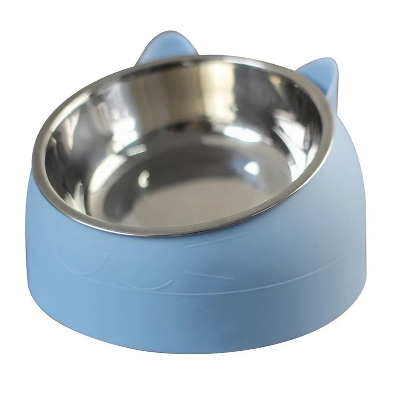 Stainless Steel Pet Bowls Dog Food Water Feeder Pet Drinking Dish Feeder